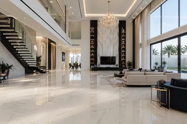 luxury villa living room Look After Cleaning